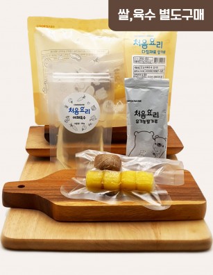 51배추양송이죽 밀키트(베이직)(160g*3회분)