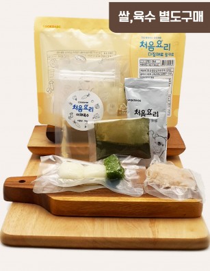 64흰살생선김가루무죽 밀키트(베이직)(160g*3회분)
