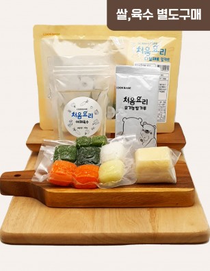 11두부로메인채소죽 밀키트(베이직)(160g*3회분)