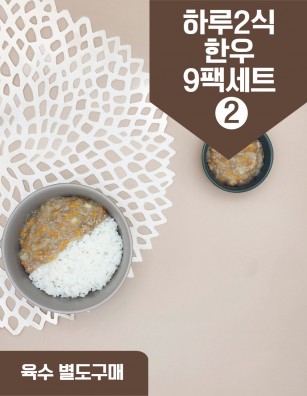 덮밥소스 하루2식한우식단9팩세트2 27회분